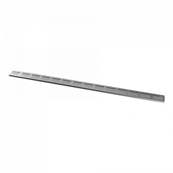 design goot, afvoergoot, waterafvoer, king fix, king-fix, excluton, 100x6,5x10 cm, 6,5 cm breed, verbindingsstuk, zijafvoer, benedenafvoer, sluitstuk , T-stuk, eindstuk met mof, los rooster, aluminium, ultra drain, watergoot